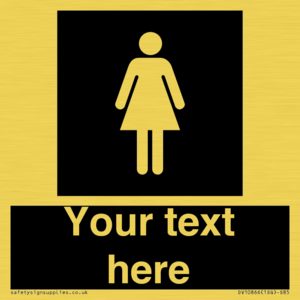 Custom information: black panel female